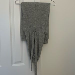 Splendid Becca Cashmere Sweater Hoodie in Gray - Size XS